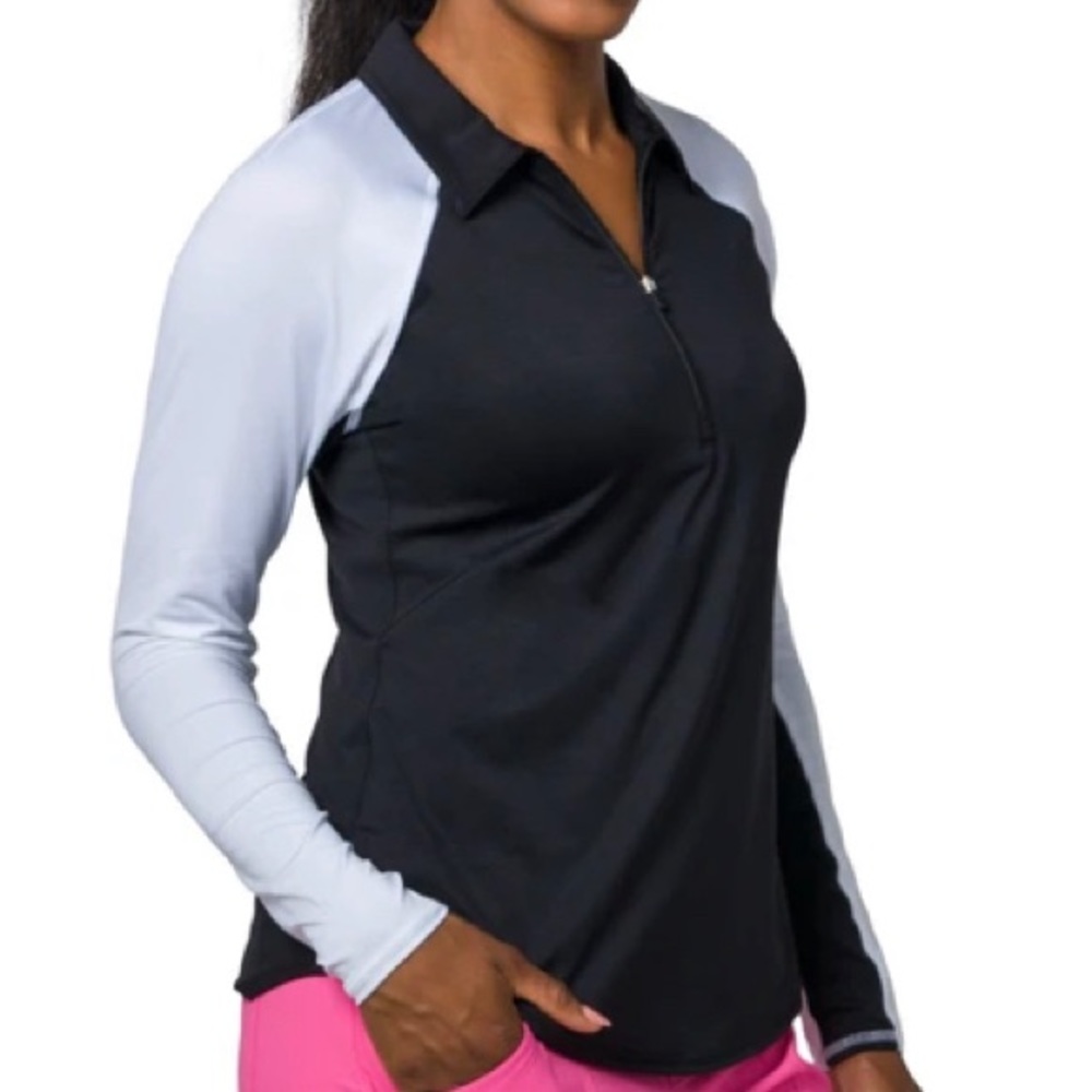 JOFIT Women’s UV Color Block Polo Sz XL